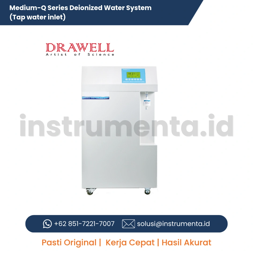 Jual Medium-Q Series Deionized Water System Distributor Resmi Sistem Pemurni Air Laboratorium